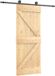 vidaXL Schuifdeur 85 x 210 cm Massief Pine Hout Onbehandeld