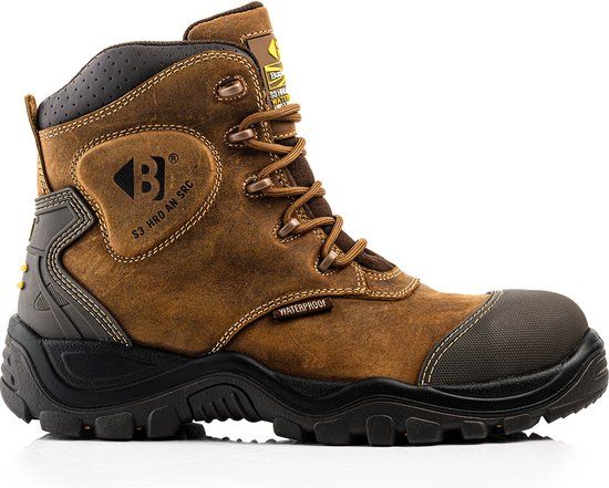 BuckBootz Buckshot BSH012 S3 Hoog Bruin