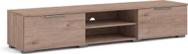Tvilum Malika TV-meubel met 2 lades en 1 plank, licht notenhout.