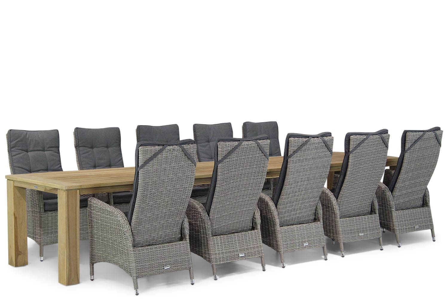 Garden Collections Lincoln/Brighton 400 cm dining tuinset 11-delig - 7423610989962