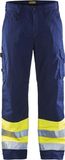 Blåkläder Blaklader Werkbroek High Vis 1564-1811 - Marine/High Vis Geel - C46