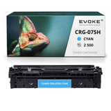 Evoke Cyan Compatible Toner for Canon CRG-075H/W2191X (2500 Pages)