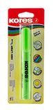 Kores High Liner Plus: fluorescerende groene markeerstift, afgeschuinde punt en inkt op waterbasis, school- en kantoorbenodigdheden, enkel pakket