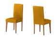 Martina Home Tunesië, housse de chaise pour dossier, set de 2, couleur moutarde