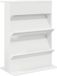 vidaXL Tijdschriftenrek Wit 70 x 41 x 96 cm Bewerkt hout