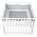 Roba Little Stars Playpen - White - Square - Multiplex - 100x100cm - Up to 2 Years