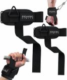 Breaking Limits Lifting Straps met D Ring - Zwart