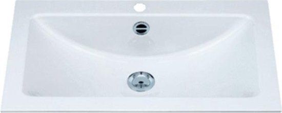 Alape Eb serie inbouw wastafel 58,5x42,5cm wit | 2202000000