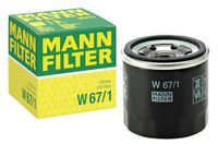 MANN-FILTER W 67/1 Oliefilter