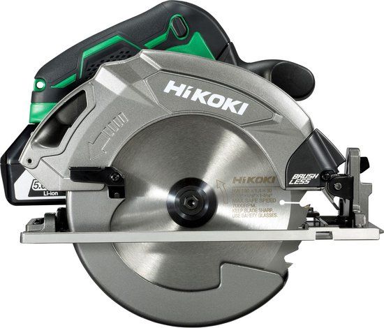 HiKOKI C1807DAWRZ Accu cirkelzaag | 18 V | 190 mm | Set | 2x 5,0Ah Accu | HSC IV koffer