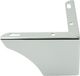 Pied de meuble d'angle Chrome Métal 7,5cm Haut Design Élégant pour Canapés, Commode et Intérieurs Modernes avec Base en Plastique Résistant aux Rayures