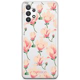 ERT GROUP Samsung A32 5G hoes origineel en officieel gelicentieerd Babaco bloemen 016 perfect aangepast aan de vorm van de mobiele telefoon, gedeeltelijk transparant