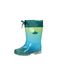 LICO Bottes de pluie ' Powerlight W Blinky ' bleu / vert chiné