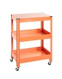 HAKU Serveerwagen Metaal Oranje 50 x 75 x 32 cm Modern