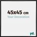 Your Decoration Cadre photo 45x45 cm Plastique Noir Brillant Annecy