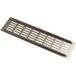 Gedotec Grille de ventilation en aluminium avec nervures rainurées, 100 mm - Acier inoxydable anodisé - 400 mm