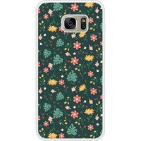 Samsung Bedrukt siliconen hoesje compatibel met Galaxy S7 Edge Liberty monstera