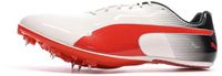 Puma EVOSPEED SPRINT 14 - Heren Atletiekschoenen - PUMA WHITE-PUMA BLACK-RED - Maat 41