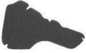 Sifam Filtre à air pour Scooter Piaggio 50 Vespa ET2 4T 2000-2005