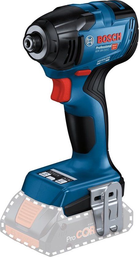Bosch Professional GDR 18V-210 C Accu Slagschroevendraaier - 18V - 2x 4.0Ah Accu - Incl. Lader & Koffer