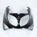 P2R Voorskirt voor Scooter Yamaha 500 TMAX 2004-2007 Glanzend Zwart Nieuw