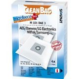 Cleanbag M 101 DAE 3 Sacs d'aspirateur - Convient pour Daewoo, AEG, LG, Nilfisk, Samsung et plus