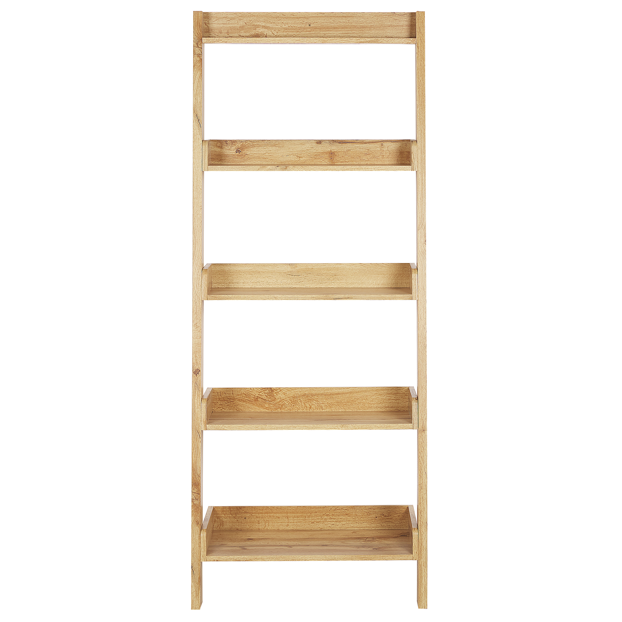 Beliani MOBILE TRIO - Boekenkast - Lichte houtkleur - MDF