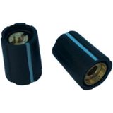 PSP S100-400-1 Draaiknop Zwart (Ø x h) 10 mm x 13.5 mm 1 stuk(s)