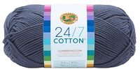Lion Brand Yarn Company Cotton Yarn, 100% Cotton, Denim