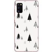 Samsung Galaxy A41 Beschermende Siliconen Case - Elegante Dennenboom
