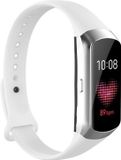 By Qubix - Siliconen bandje - Wit - Geschikt voor Samsung Galaxy Fit