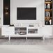 OEM Wan GmbH Tv-meubel - Tv-kast dressoir - Entertainment centrum - Grote schermen - 200 cm breed - Wit