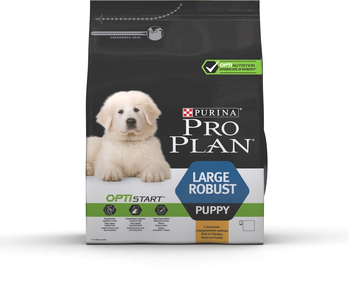 PRO PLAN Puppy Large Robust - Kip met Optistart - Hondenvoer - 3 kg