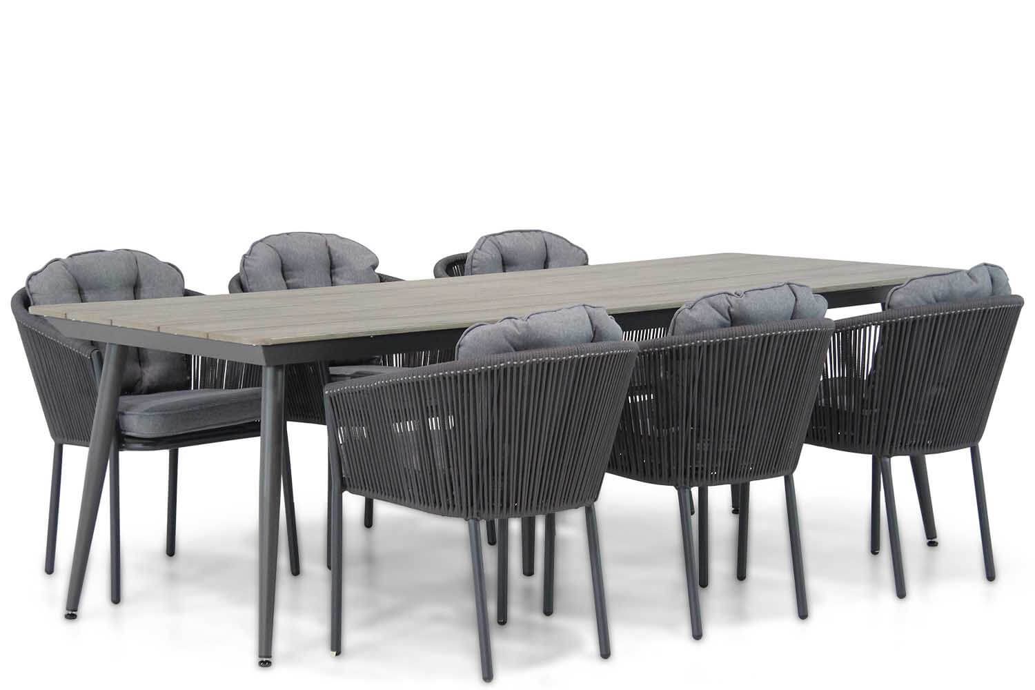 Santika Furniture Santika Novita/Matale 240 cm dining tuinset 7-delig