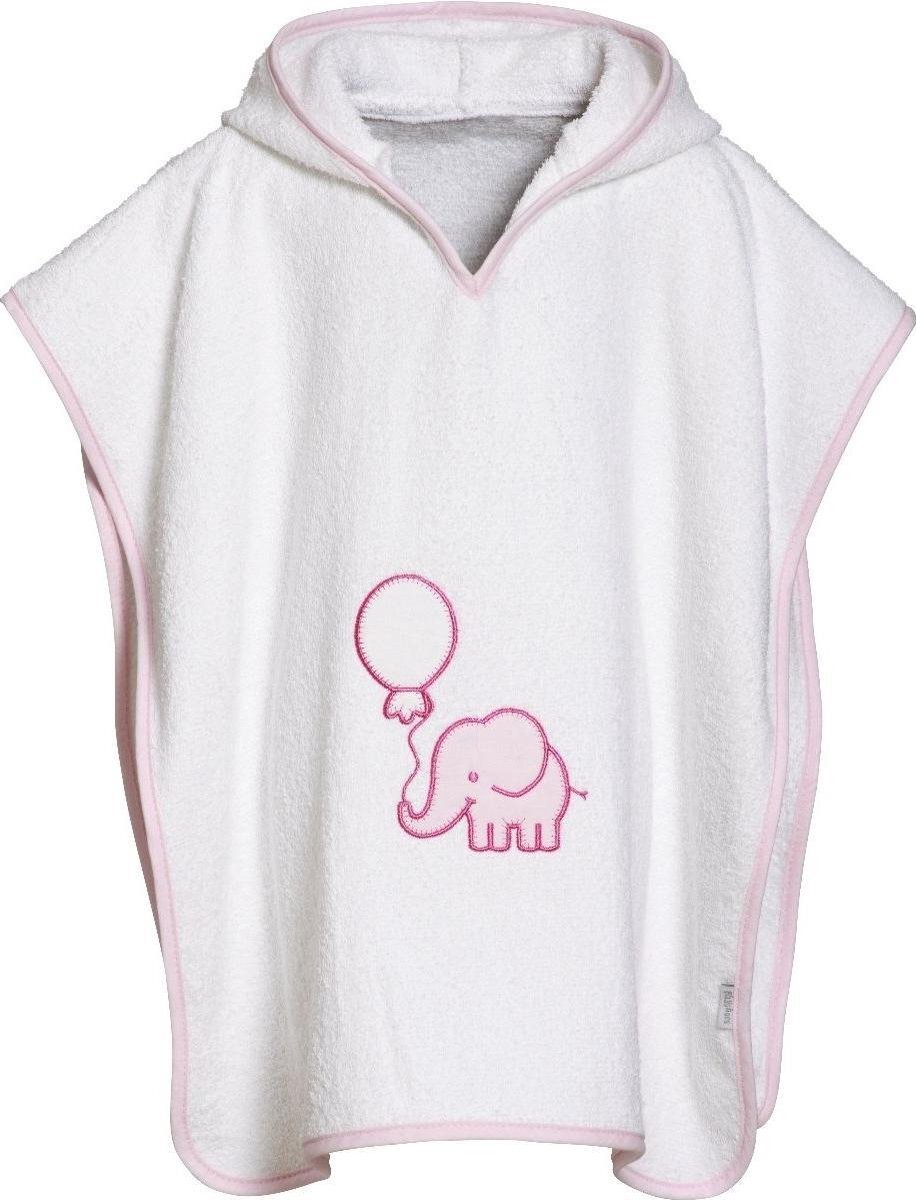 Playshoes badponcho olifant roze meisjes roze