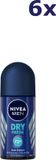 Nivea 6x Deo Roll-on Men - Dry Fresh 50 ml