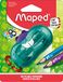 Maped - Potloodslijper CROC CROC TWIST Bieber - 2 stiftmaten - met opvangdoos - blauw