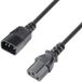 Adam Hall Cables 3 STAR PLK 0100 - Netzkabel | Adam Hall® IEC C13 x IEC C14 | 1 m