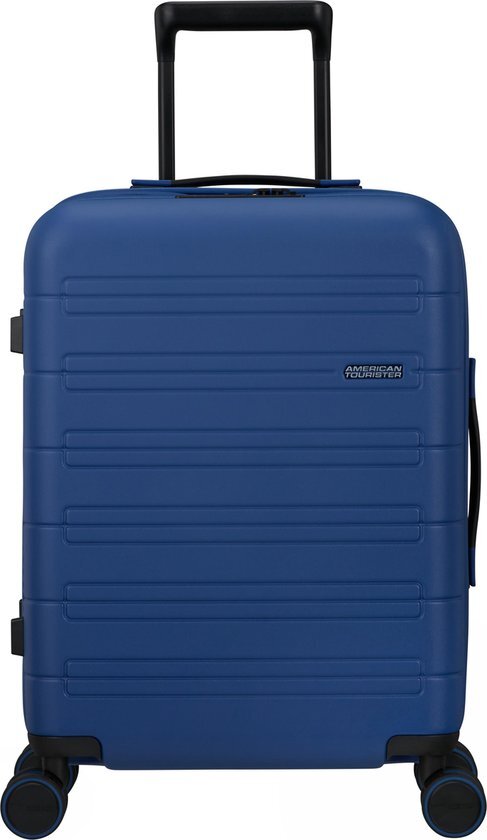 American Tourister American Tourister Novastream Spinner 55 Exp navy blue Harde Koffer Blauw