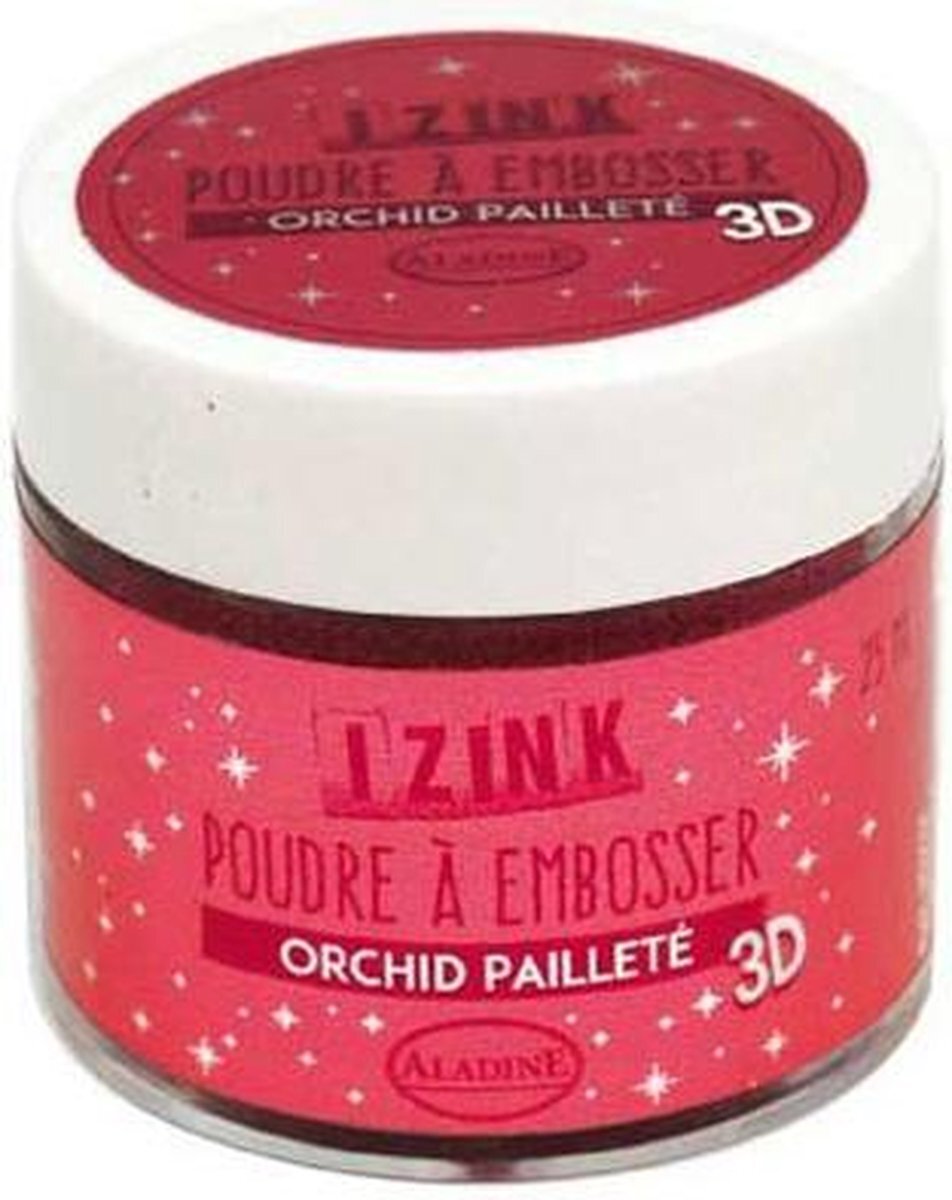 Aladine EMBOSSING POWDER 25 ML ORCHID PAILLETE