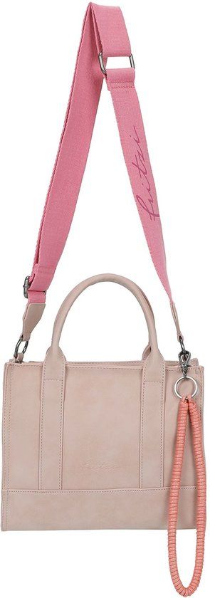 Fritzi aus Preußen SquareN Vintage Handtas - Roze - 20.5 cm