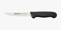 ARCOS Uitbeenmes 6 inch nitrum roestvrij staal en 160 mm mes, professioneel slagersmes om botten van vlees te snijden, ergonomisch polypropyleen handvat, serie 2900, kleur zwart