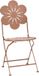 Mica Decorations Fleuri Bistrostoel - H93 x Ø41 cm - IJzer - Terra