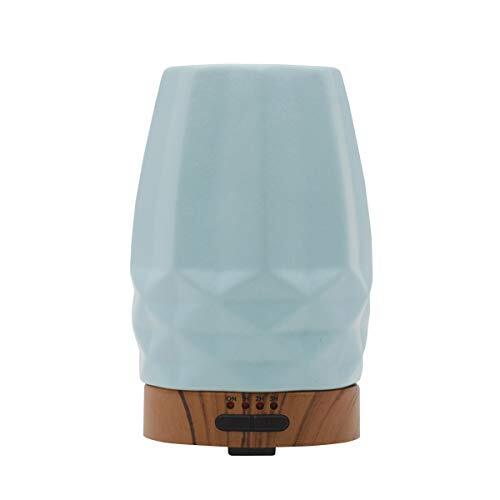 La Casa de los Aromas Deco Stone Aroma-diffuser, ultrasone luchtbevochtiger en aroma-diffuser, timer, hoogwaardige keramiek, aromatherapie, zeer stil