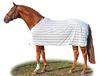 HKM Ademende standaard vliegendeken voor paarden, ademend en winddoorlatend, kleur: wit, maten 115-165 (135)