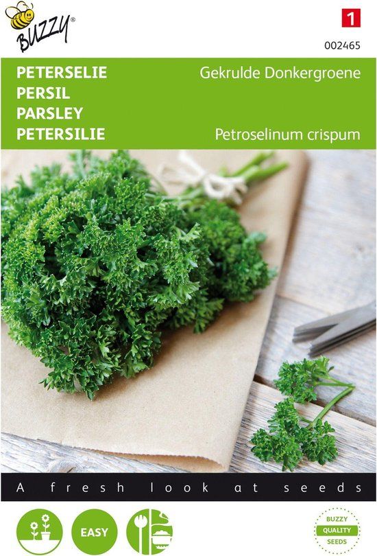 Buzzy® Peterselie Gekrulde Donkergroene