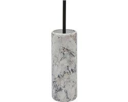 Aquanova Nero Toiletborstel Alba | Grijs | Keramiek