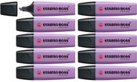 STABILO BOSS ORIGINAL Markeerstift Wildflower Grijs-violet Doos 10 Stuks