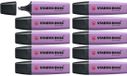 STABILO BOSS ORIGINAL Markeerstift Wildflower Grijs-violet Doos 10 Stuks
