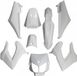 P2R Kuipenset voor Derbi 50 Senda Motorfiets 1994-2010 Glanzend Wit